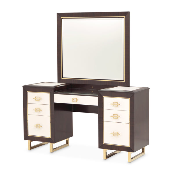 Belmont Place Espresso Vanity With Mirror