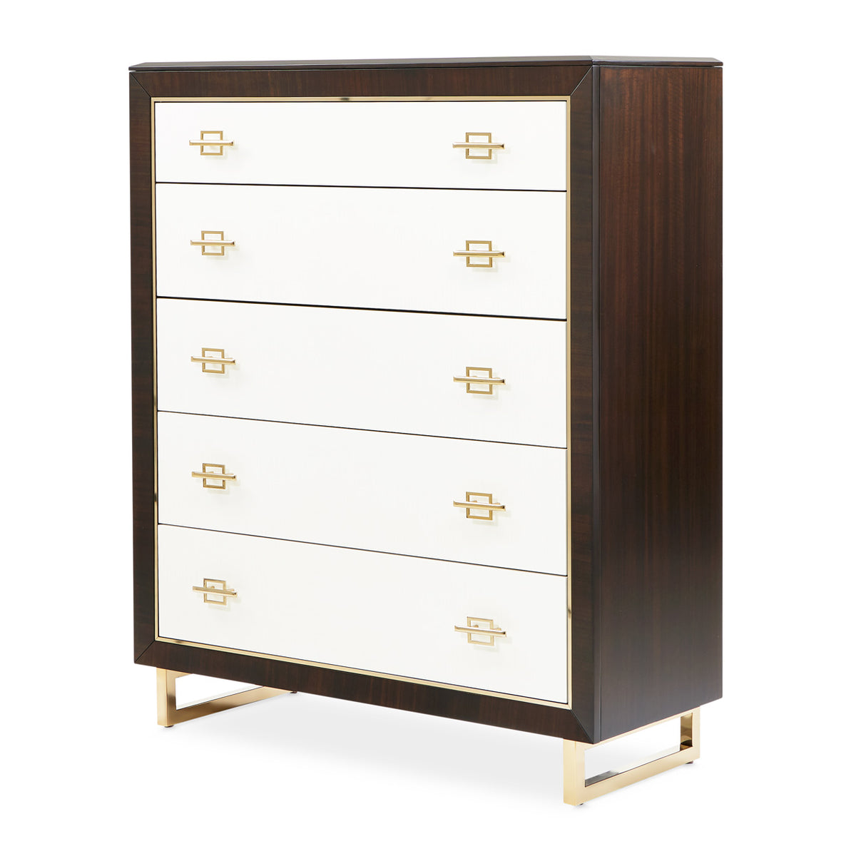 Belmont Place Espresso 5-drawer Chest from Michael Amini - Luna Furniture