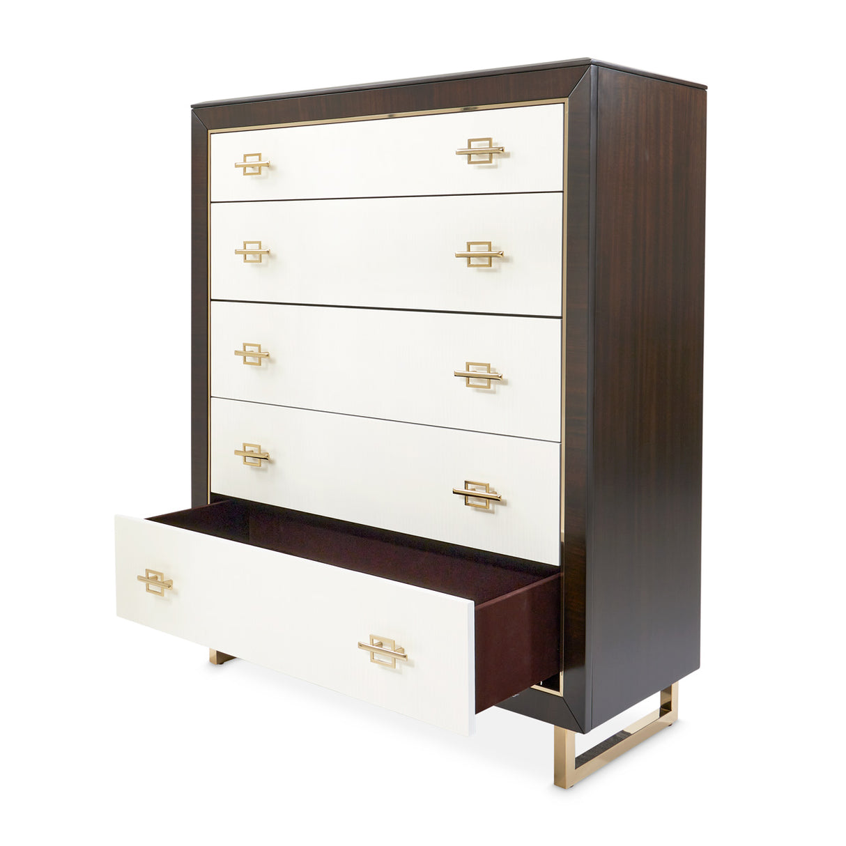 Belmont Place Espresso 5-drawer Chest from Michael Amini - Luna Furniture