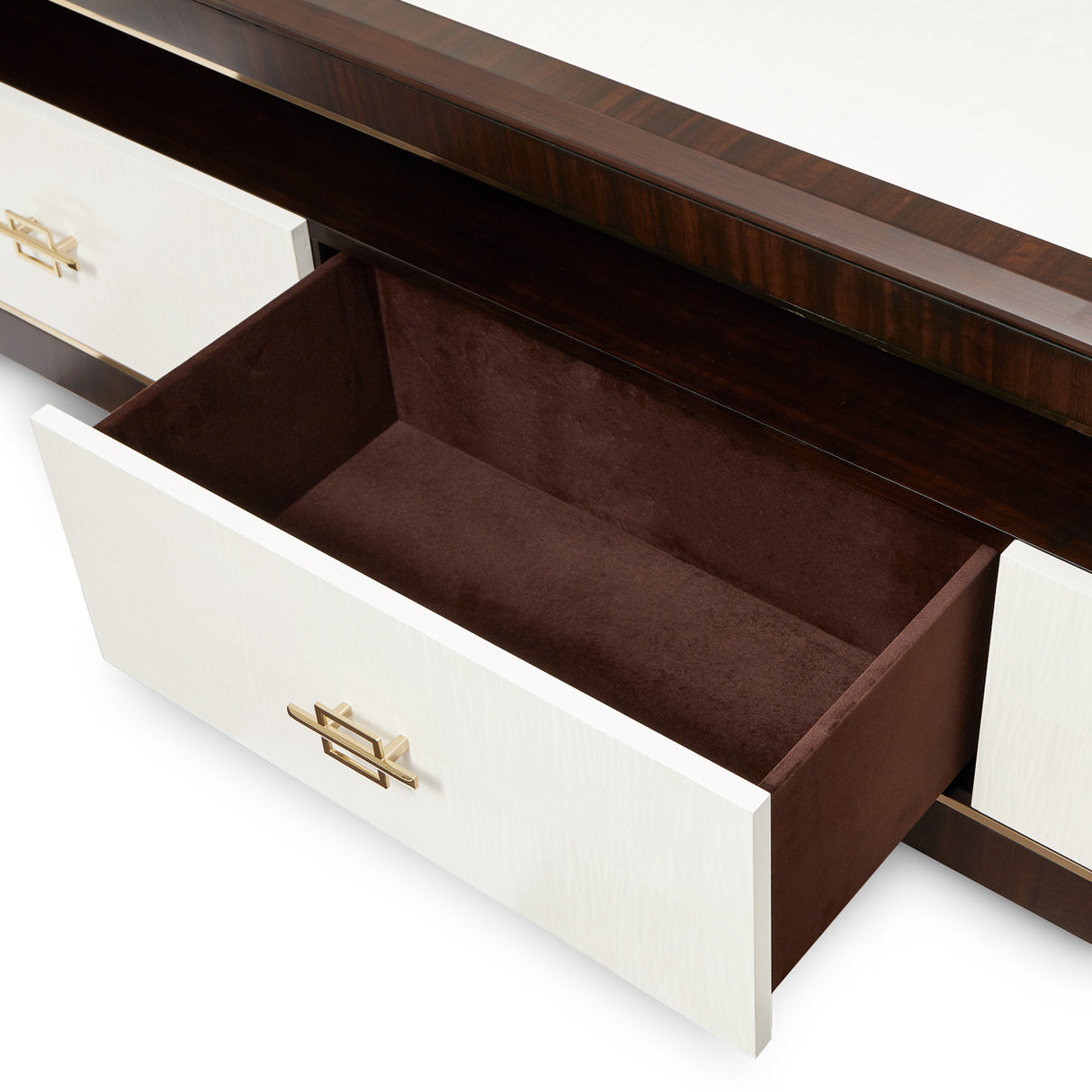 Belmont Place Espresso Media Cabinet from Michael Amini - Luna Furniture