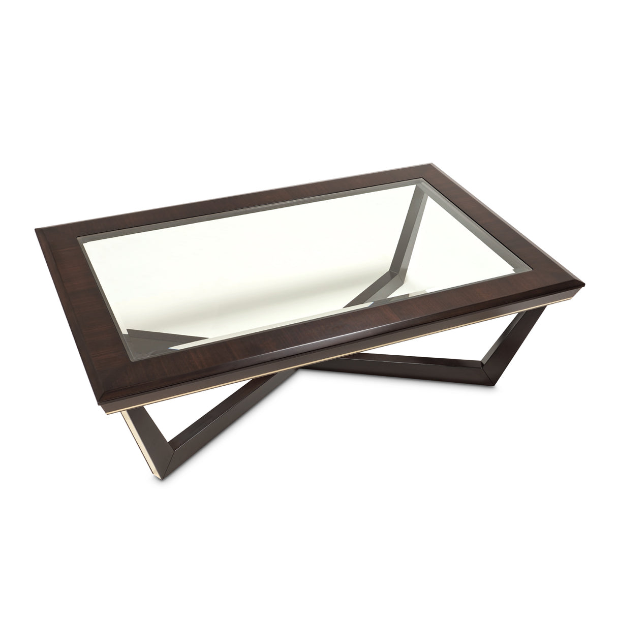 Belmont Place Espresso Cocktail Table from Michael Amini - Luna Furniture