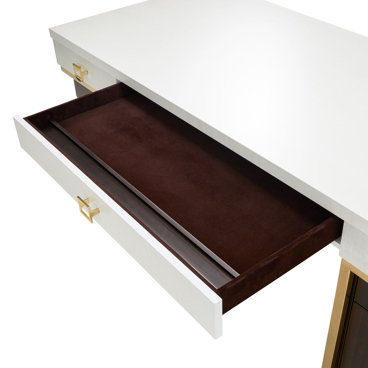 Belmont Place Espresso Desk from Michael Amini - Luna Furniture