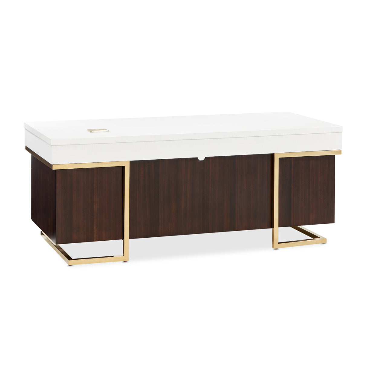 Belmont Place Espresso Desk from Michael Amini - Luna Furniture