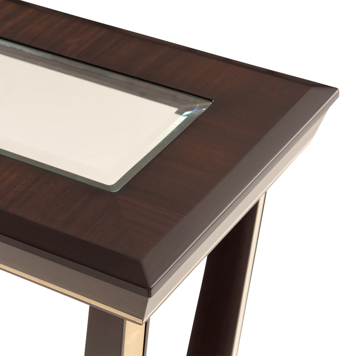 Belmont Place Espresso Console Table from Michael Amini - Luna Furniture