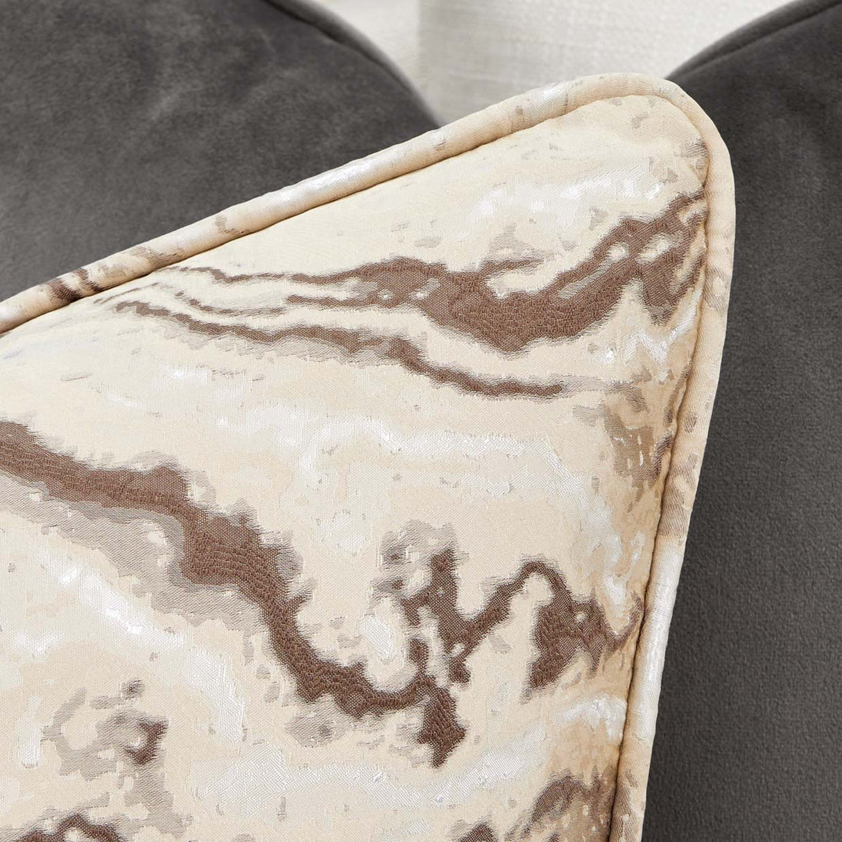 Belmont Place Espresso Sofa from Michael Amini - Luna Furniture