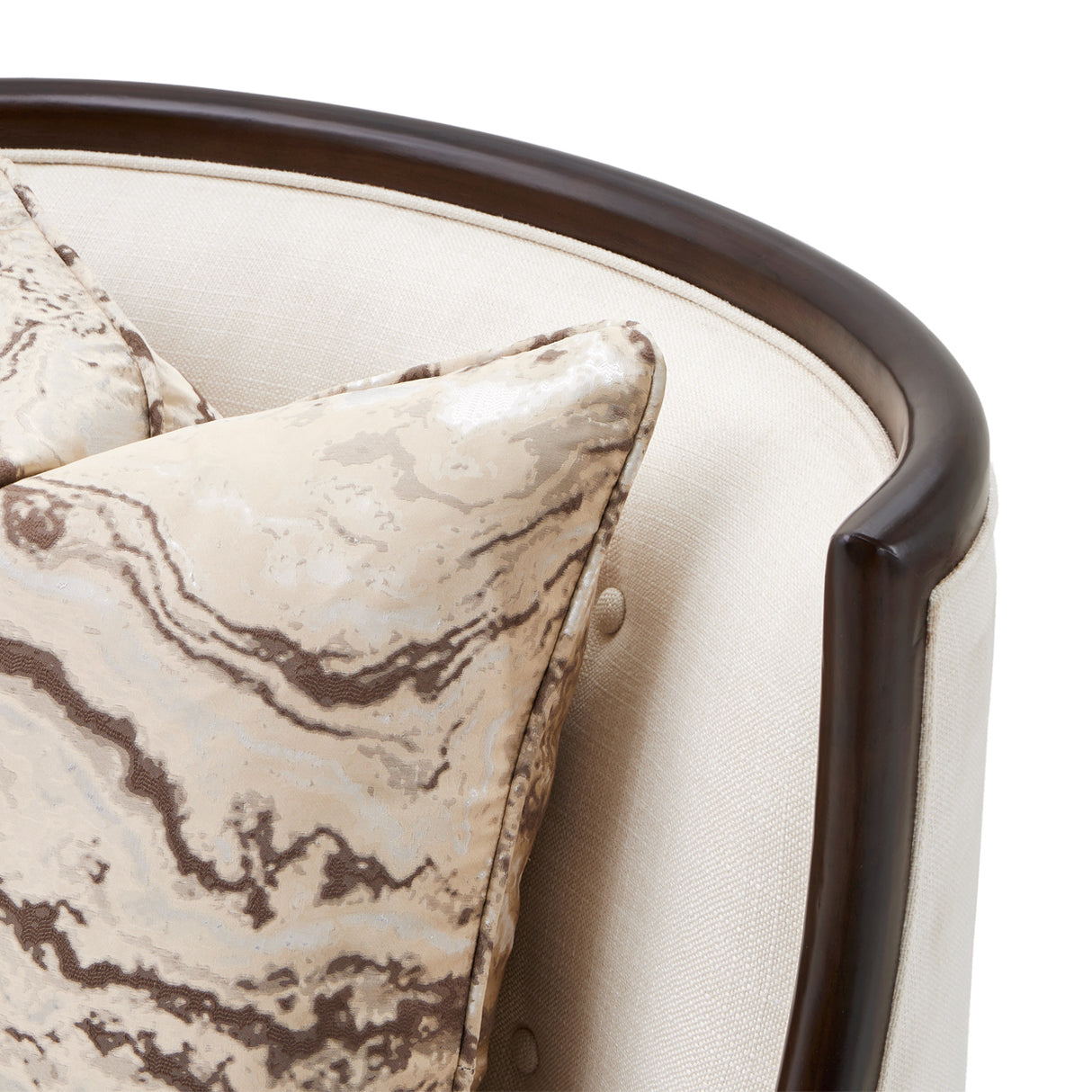 Belmont Place Espresso Accent Chair from Michael Amini - Luna Furniture