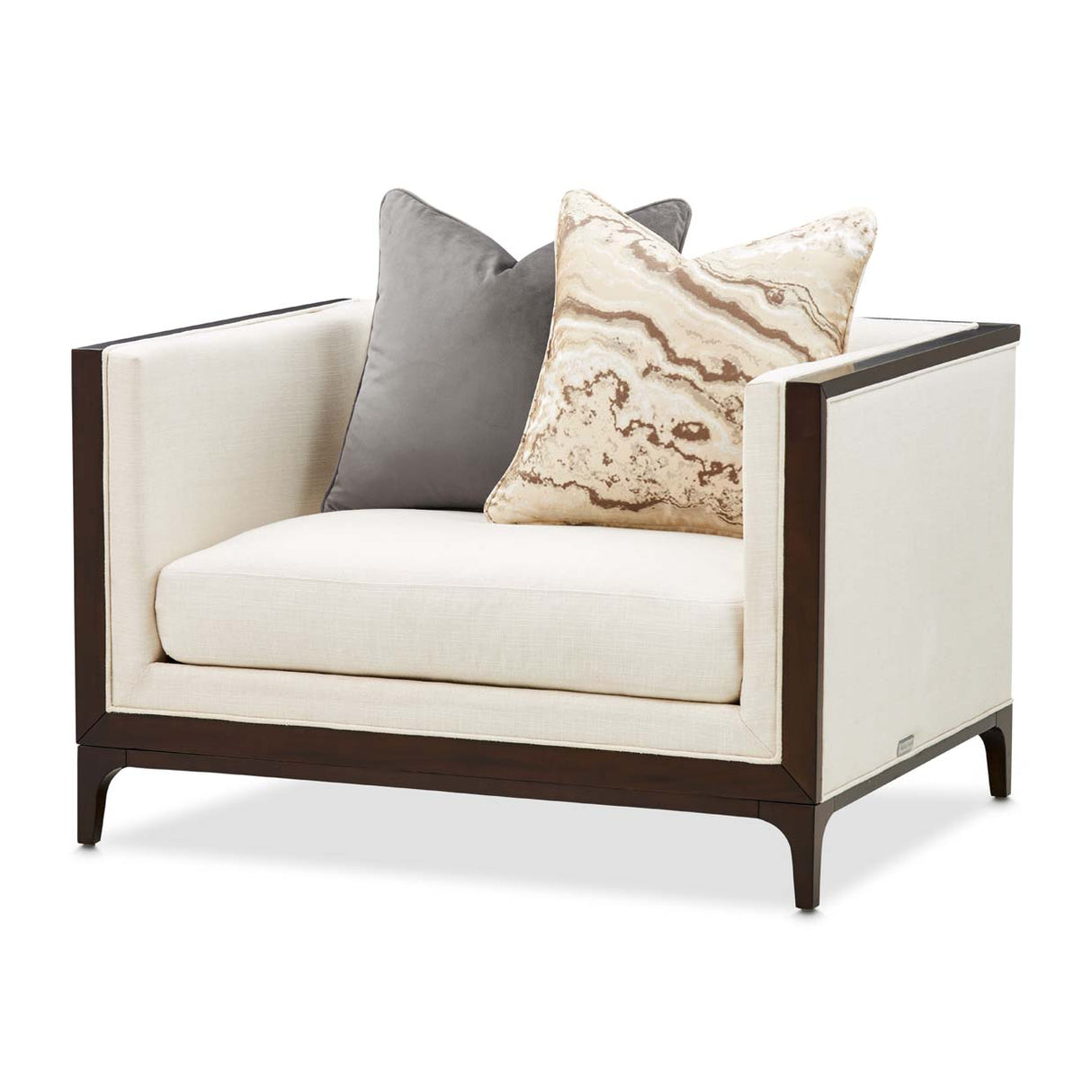 Belmont Place Espresso Matching Chair from Michael Amini - Luna Furniture