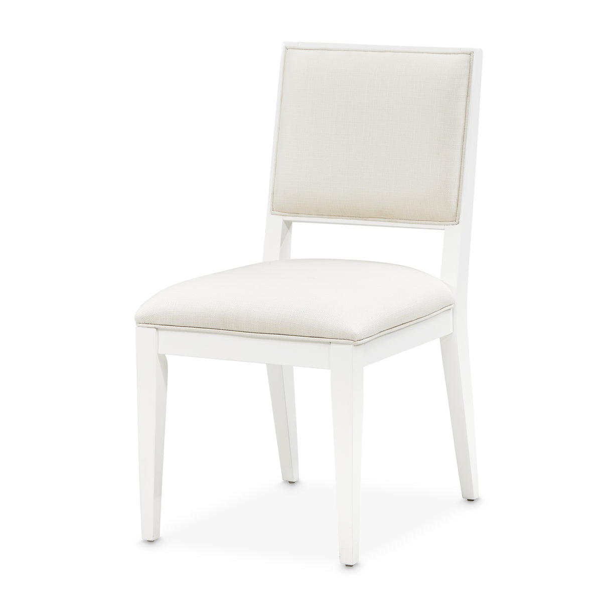 Palm Gate Cloud White Dining Side Chair from Michael Amini - Luna Furniture