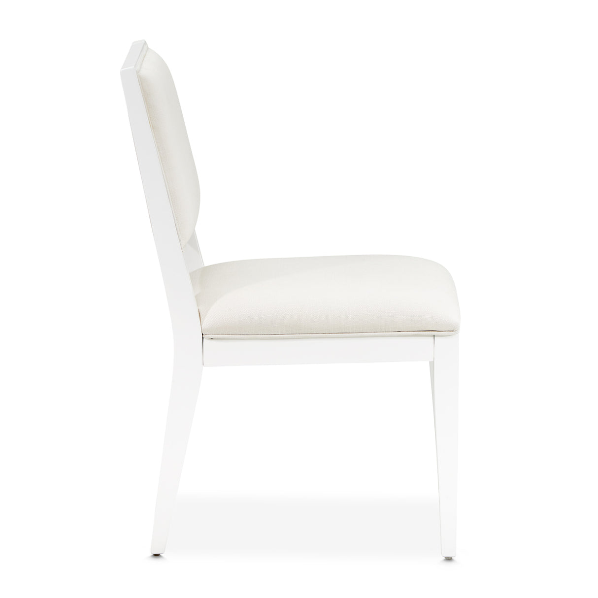 Palm Gate Cloud White Dining Side Chair from Michael Amini - Luna Furniture