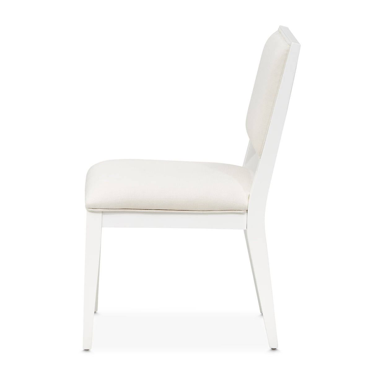 Palm Gate Cloud White Dining Side Chair from Michael Amini - Luna Furniture