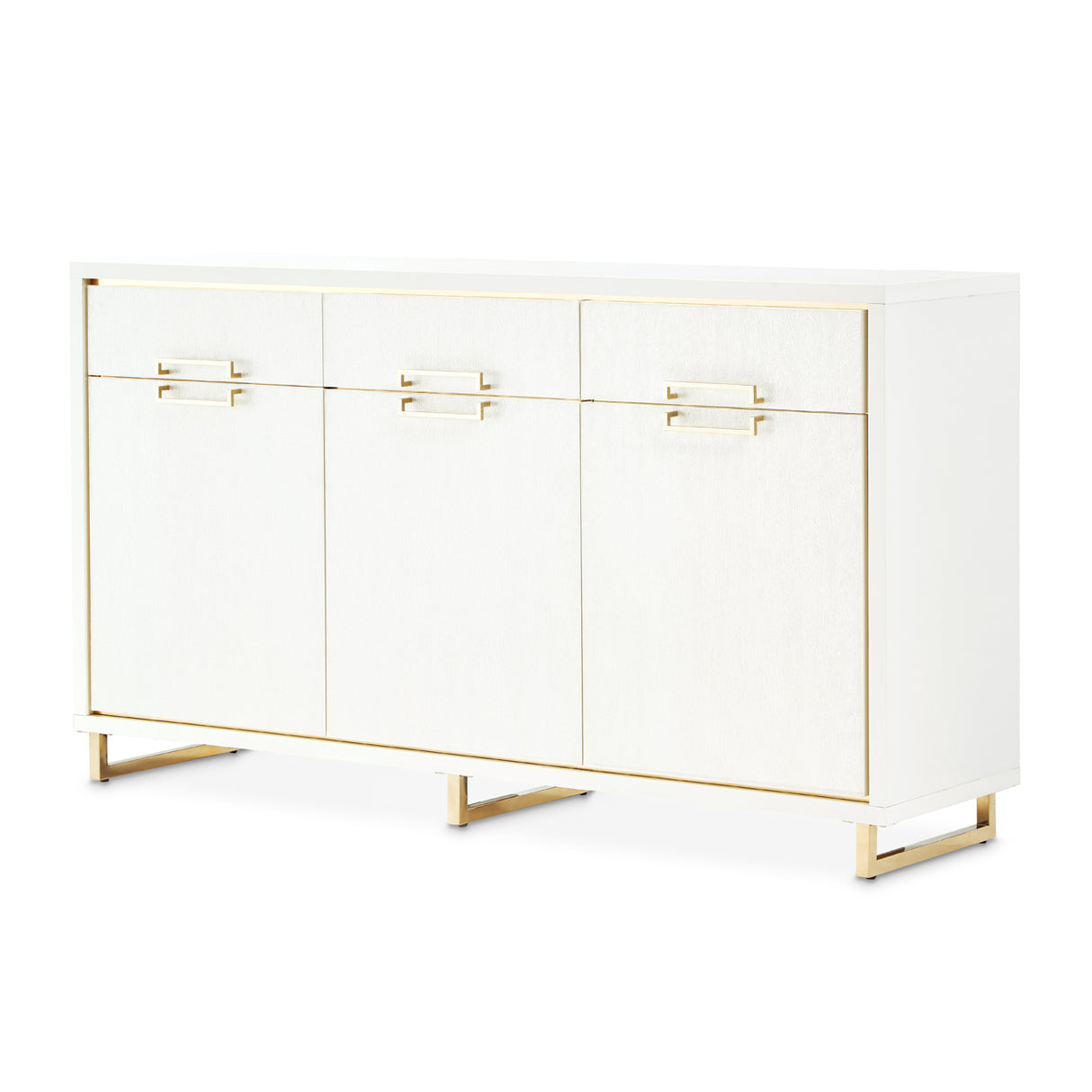 Palm Gate Cloud White Sideboard from Michael Amini - Luna Furniture