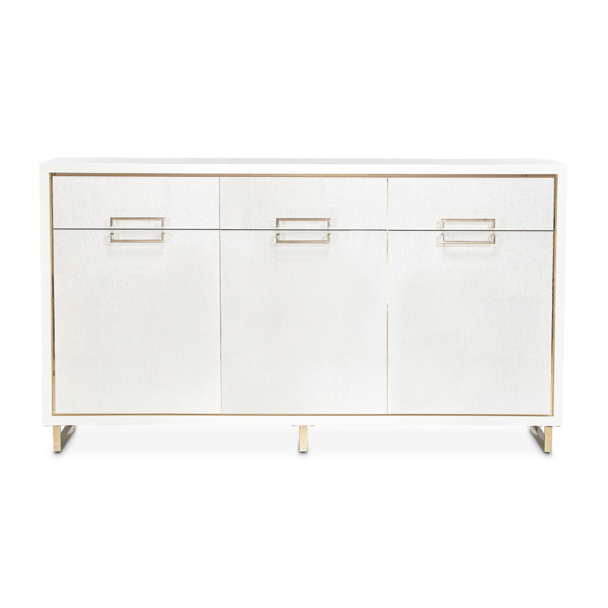 Palm Gate Cloud White Sideboard from Michael Amini - Luna Furniture