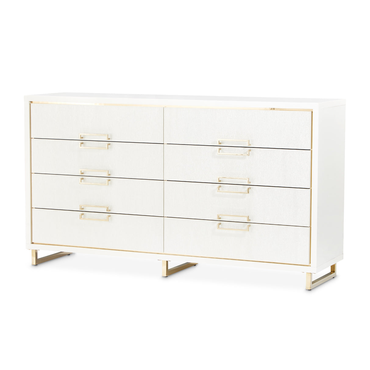 Palm Gate Cloud White Dresser from Michael Amini - Luna Furniture