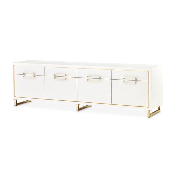 Palm Gate Cloud White Media Cabinet