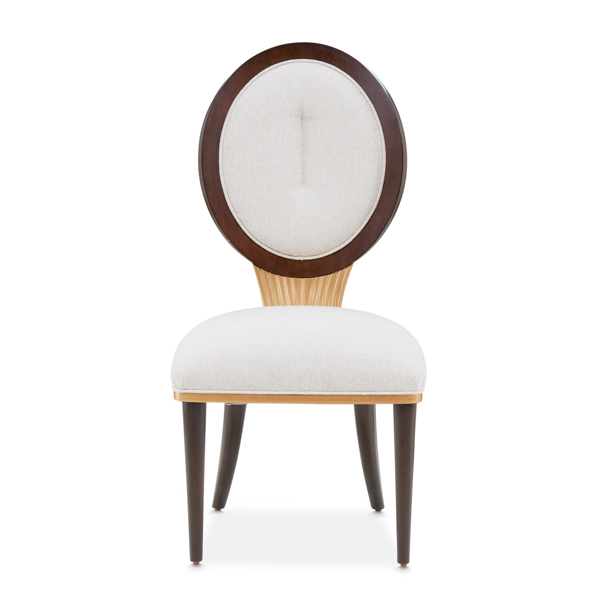 Camellia Field Pecan Warm Pecan Dining Side Chair from Michael Amini - Luna Furniture