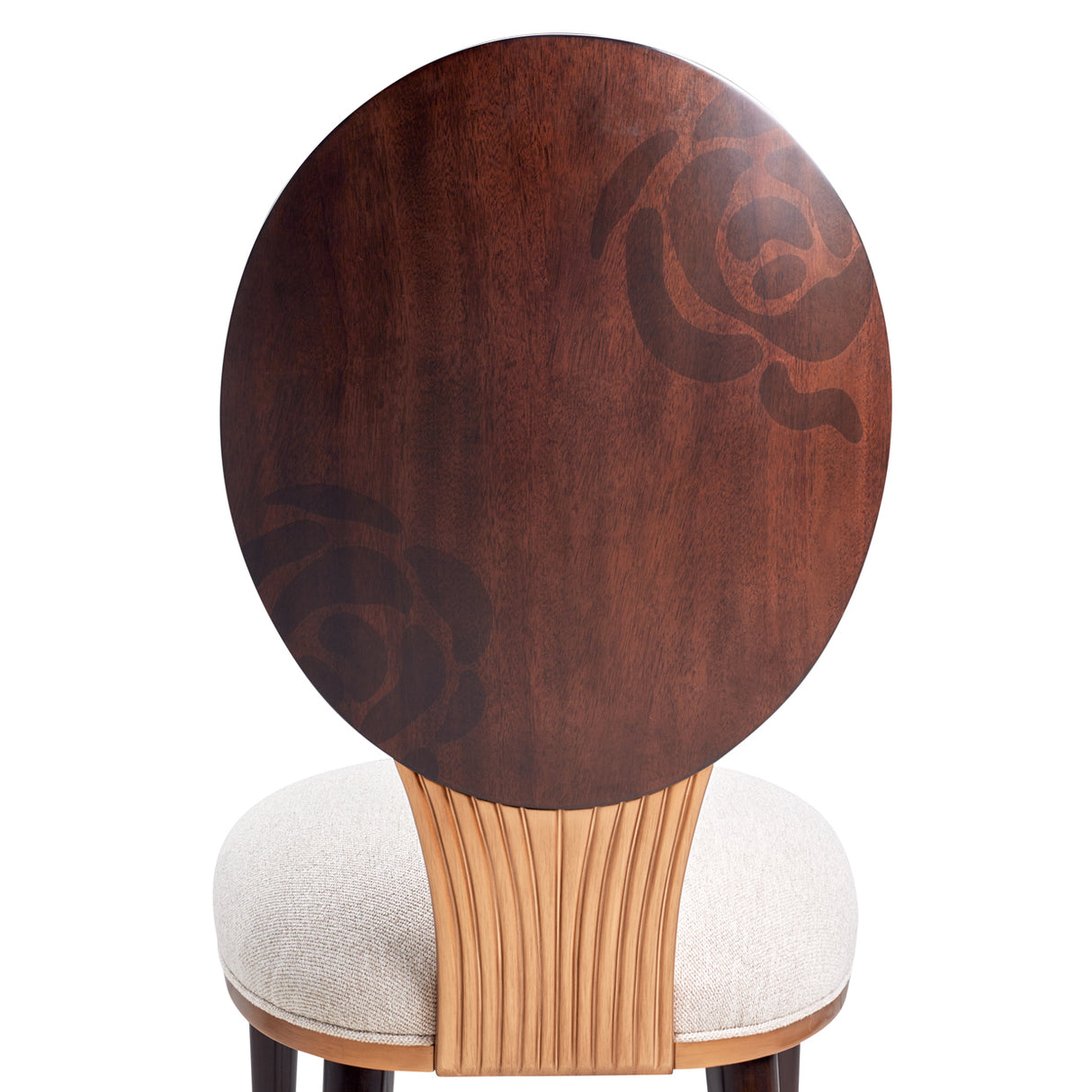 Camellia Field Pecan Warm Pecan Dining Side Chair from Michael Amini - Luna Furniture