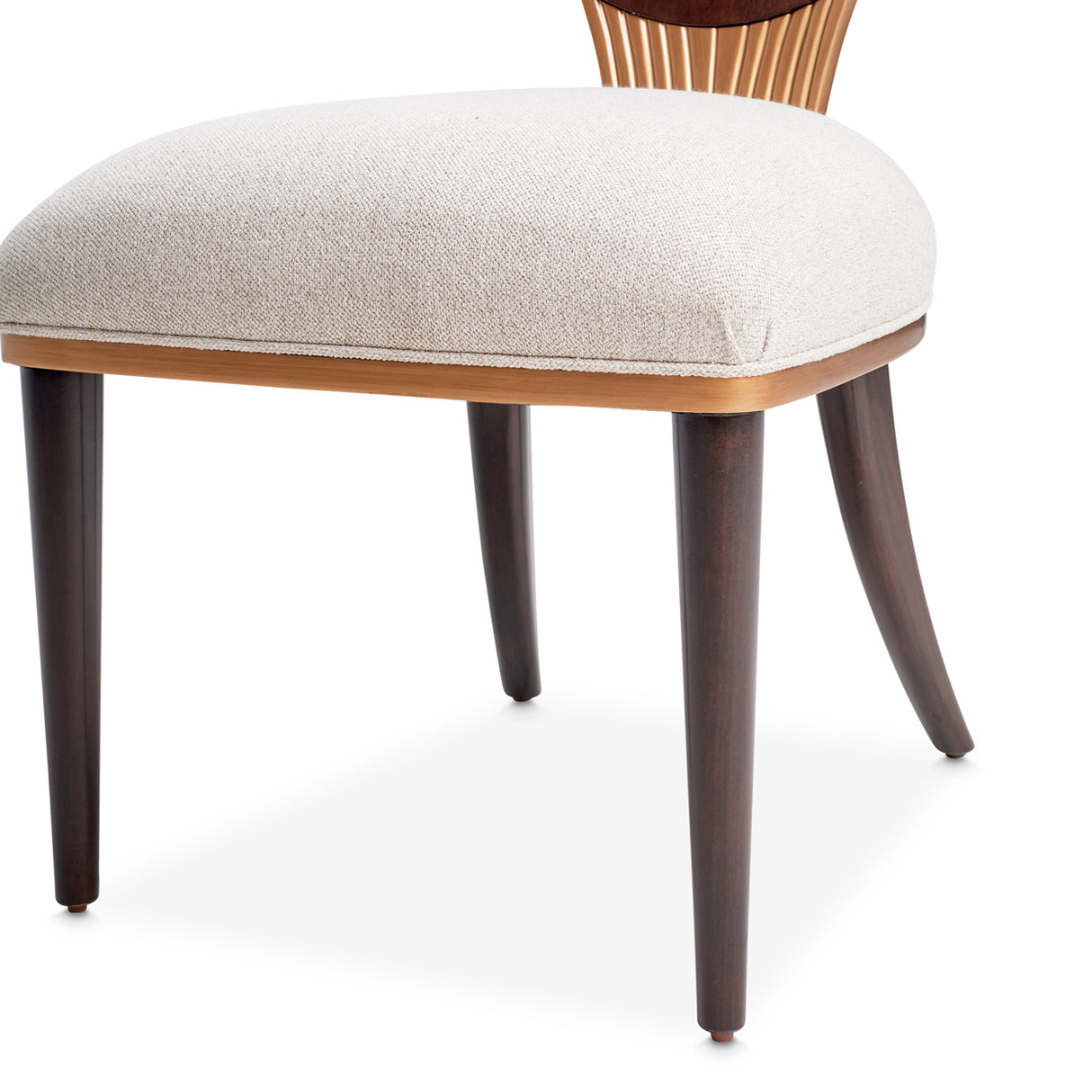 Camellia Field Pecan Warm Pecan Dining Side Chair from Michael Amini - Luna Furniture