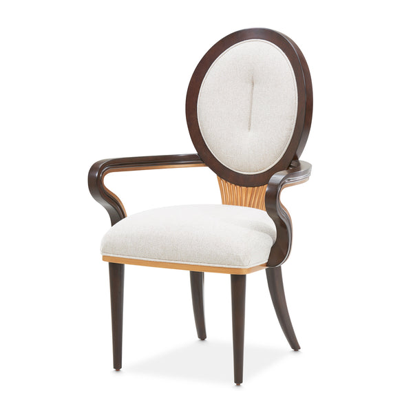 Camellia Field Pecan Warm Pecan Camellia Field Arm Chair Warm Pecan