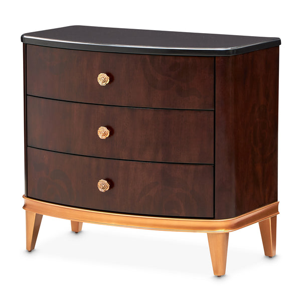 Camellia Field Pecan Warm Pecan Camellia Field Nightstand Warm Pecan