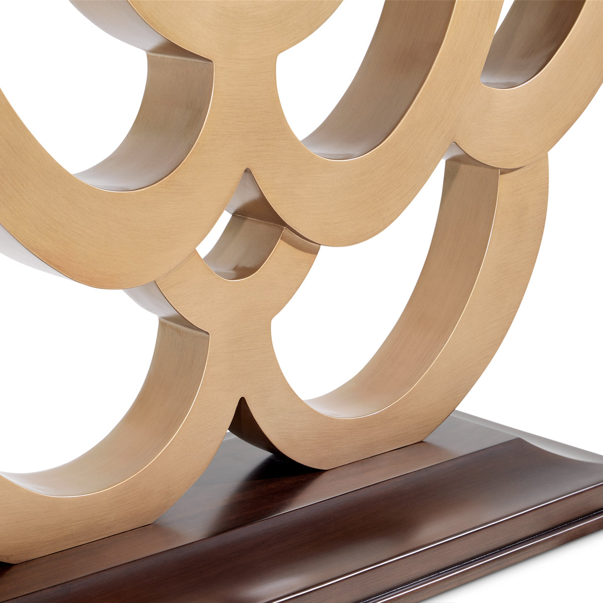 Camellia Field Pecan Warm Pecan Camellia Field Console Table Warm Pecan from Michael Amini - Luna Furniture