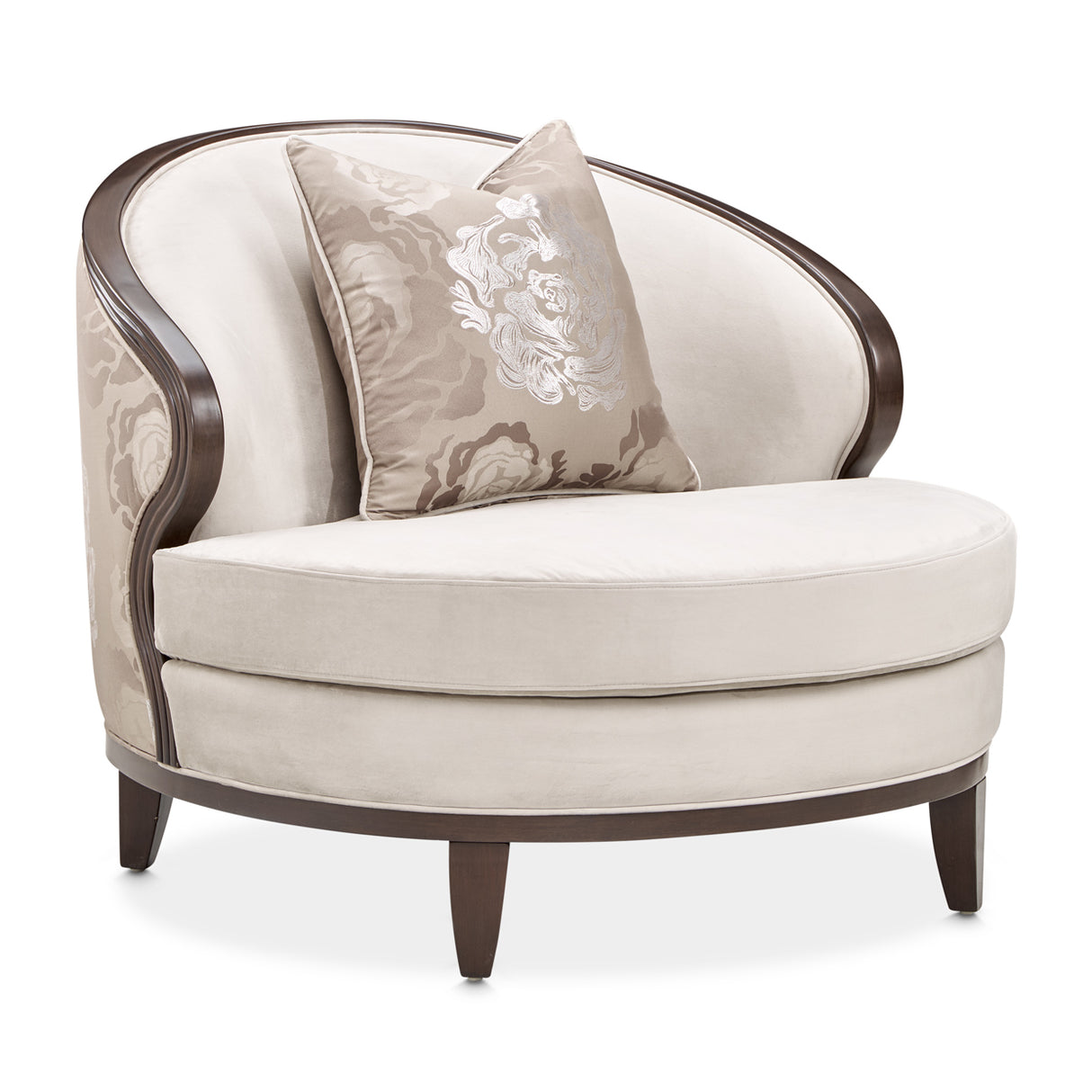 Camellia Field Pecan Warm Pecan Camellia Field Matching Chair Linen Warm Pecan from Michael Amini - Luna Furniture