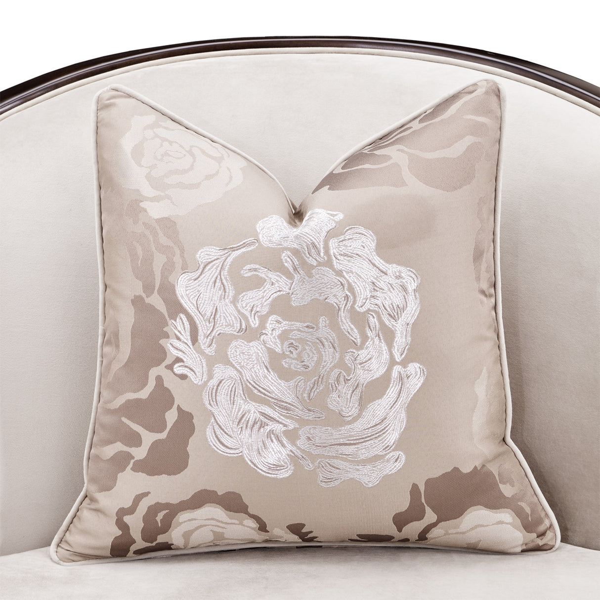 Camellia Field Pecan Warm Pecan Camellia Field Matching Chair Linen Warm Pecan from Michael Amini - Luna Furniture