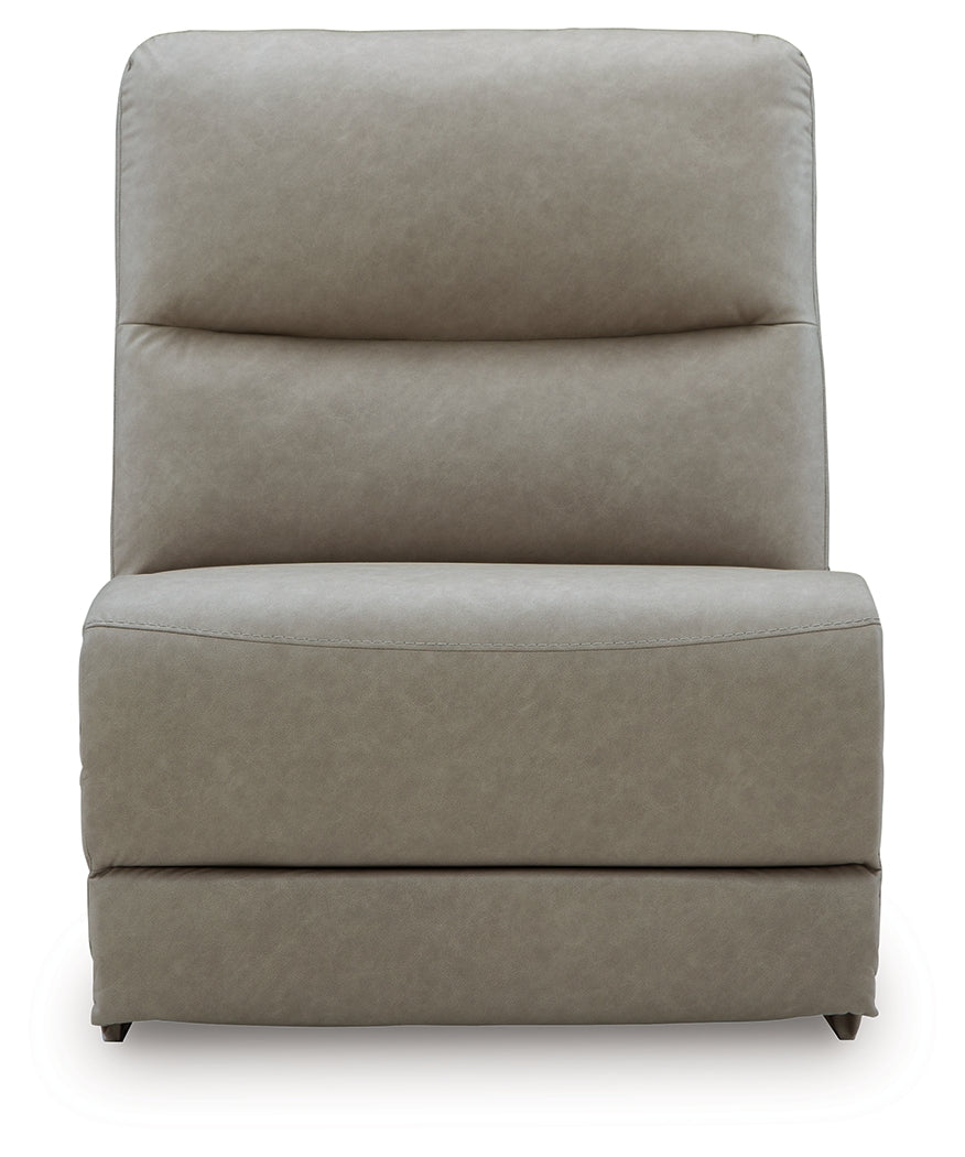 Narwhal Place Pebble Armless Chair from Ashley - Luna Furniture