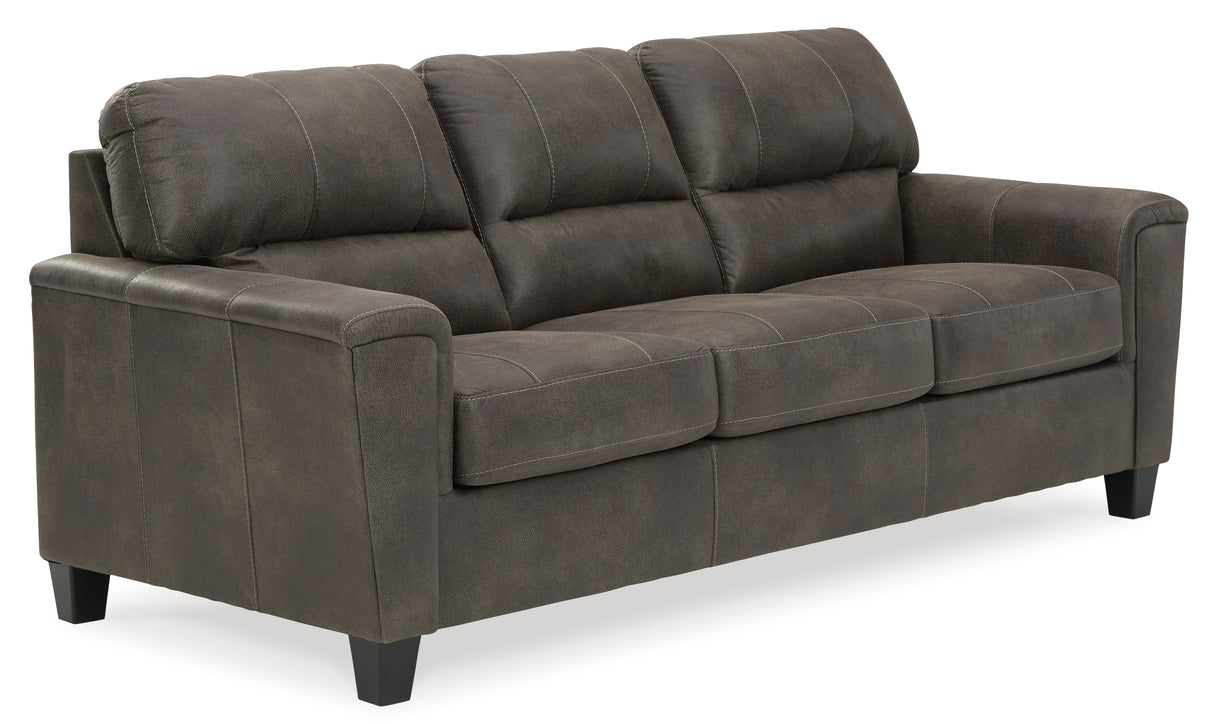 Navi Sofa and Loveseat in Smoke from Ashley - Luna Furniture