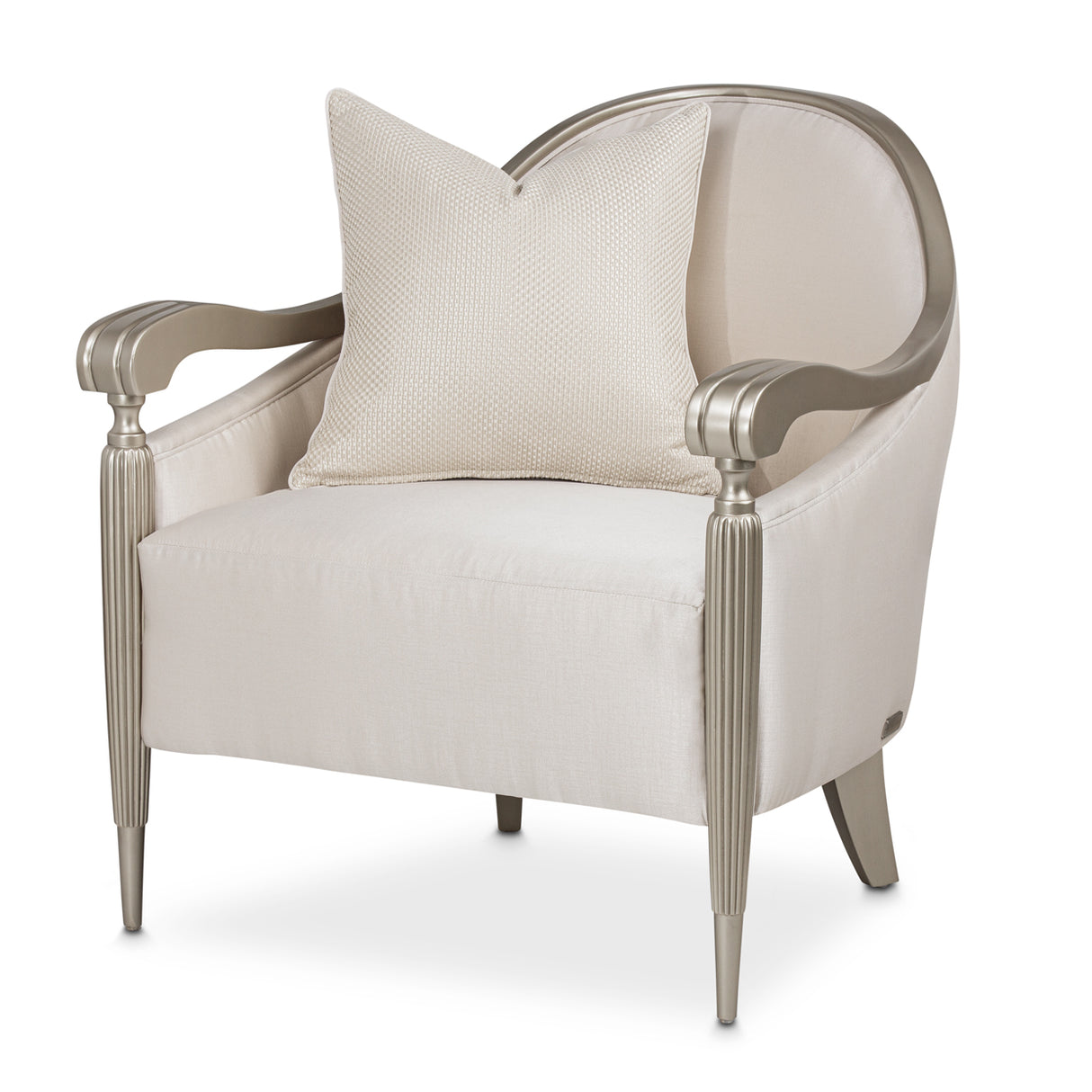London Place Lt. Champagne Accent Chair from Michael Amini - Luna Furniture