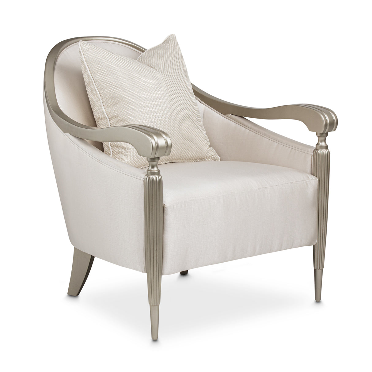 London Place Lt. Champagne Accent Chair from Michael Amini - Luna Furniture