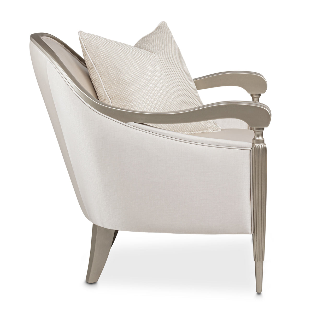 London Place Lt. Champagne Accent Chair from Michael Amini - Luna Furniture
