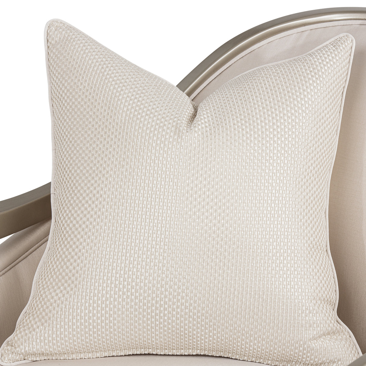 London Place Lt. Champagne Accent Chair from Michael Amini - Luna Furniture