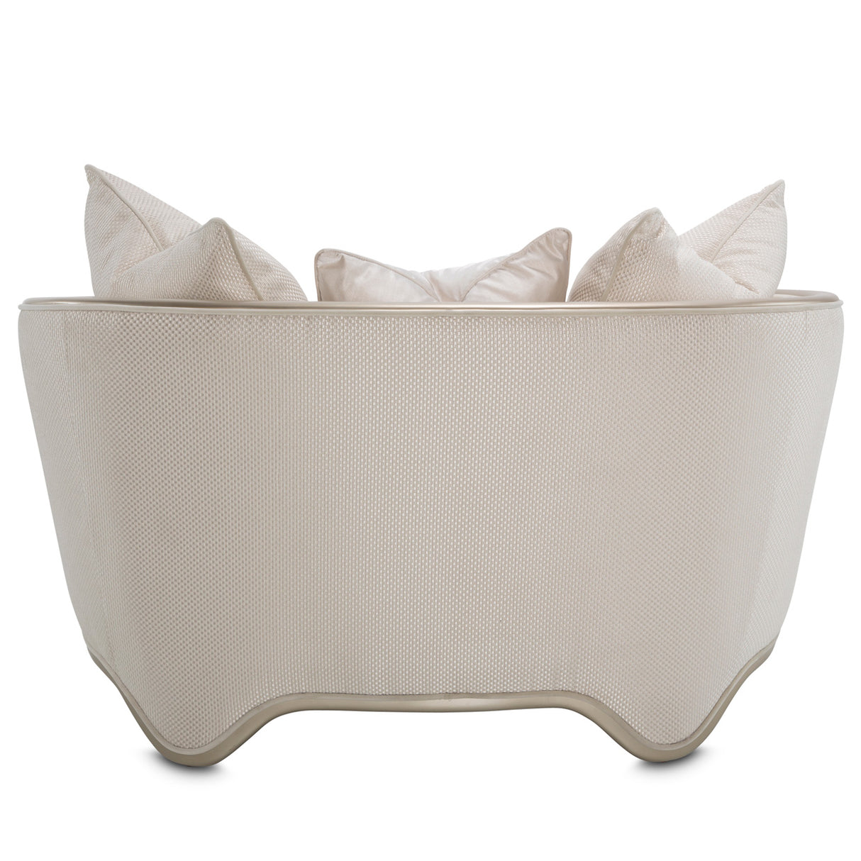 London Place Lt. Champagne Chair & A Half from Michael Amini - Luna Furniture