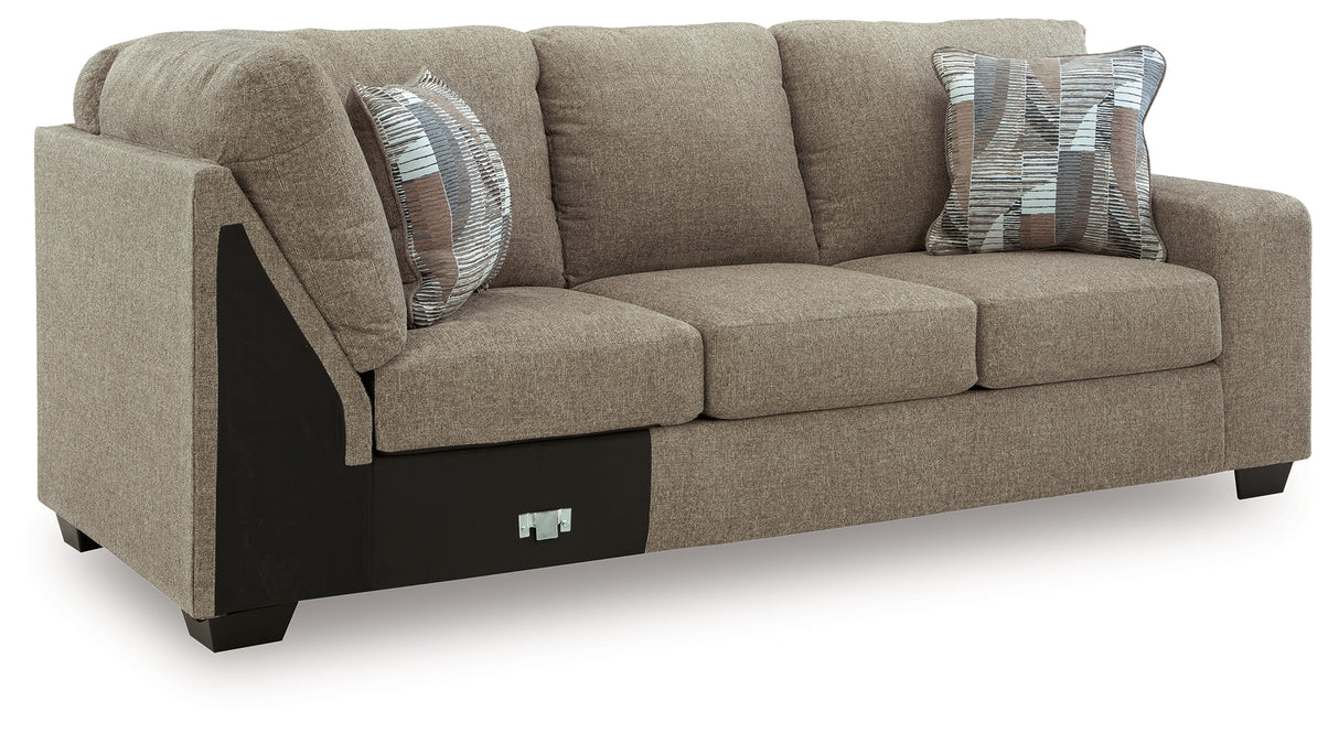 Newellen 3-Piece Sectional and Oversized Ottoman from Ashley - Luna Furniture