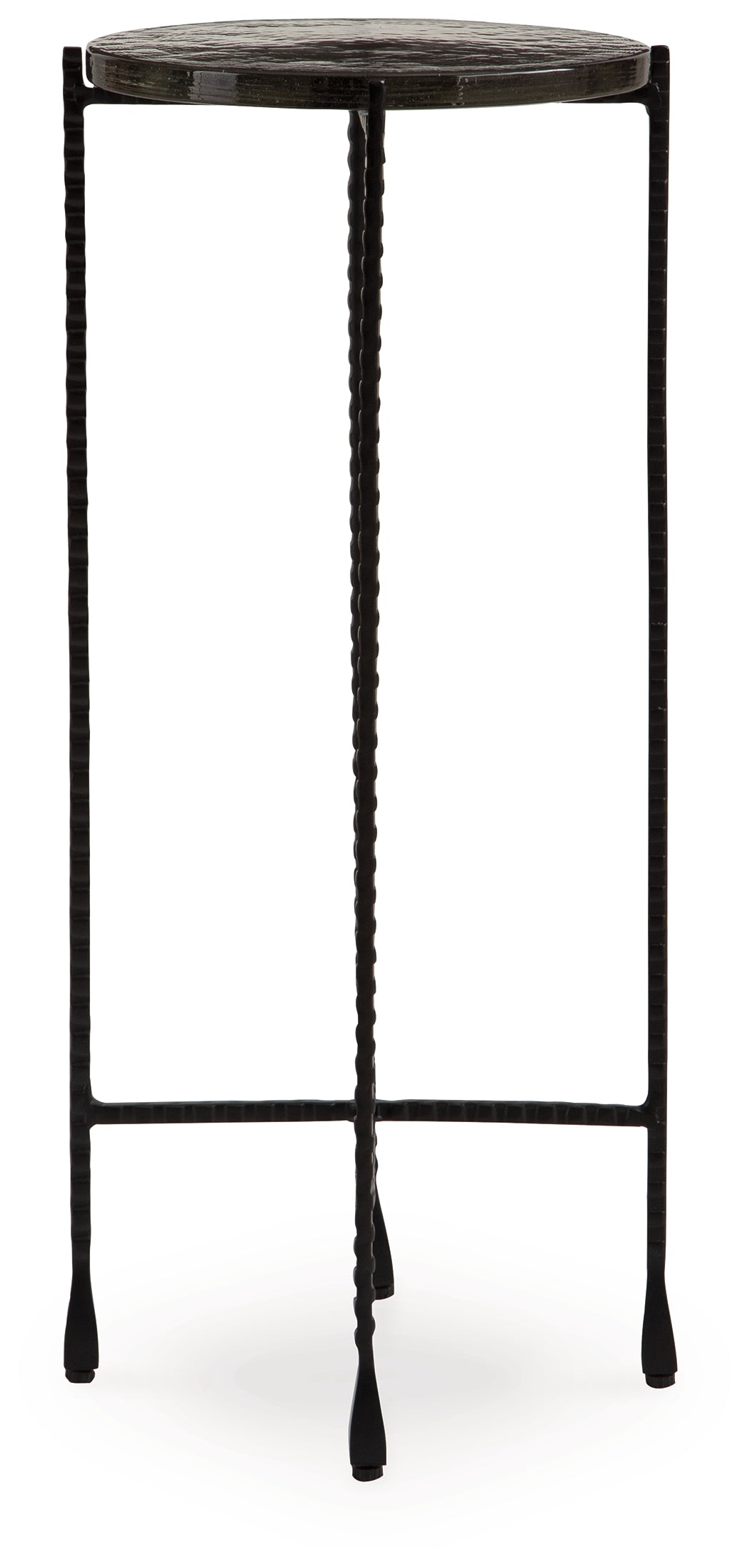 Newgoren Clear/Black Accent Table from Ashley - Luna Furniture