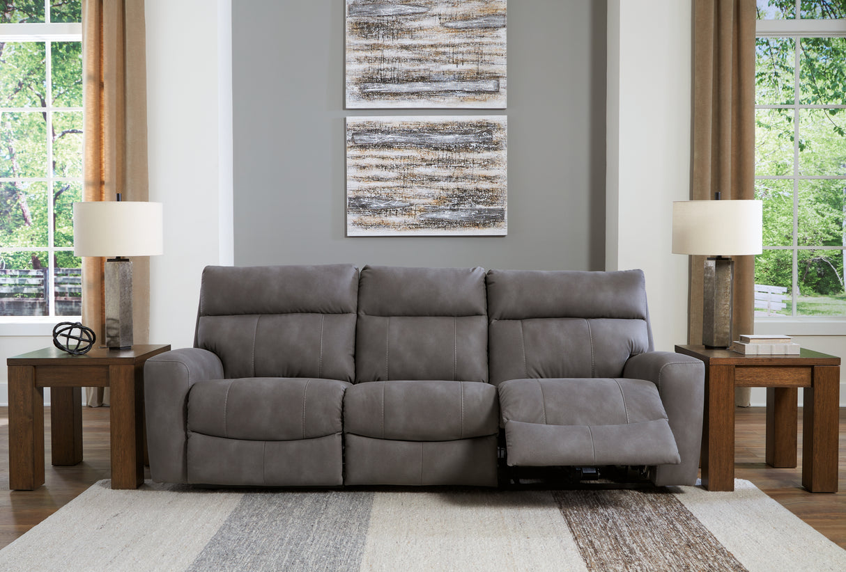 Next-Gen DuraPella Sofa and Loveseat in Slate from Ashley - Luna Furniture