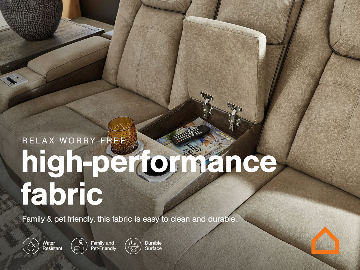 Next-Gen DuraPella Sofa, Loveseat and Recliner in Sand from Ashley - Luna Furniture