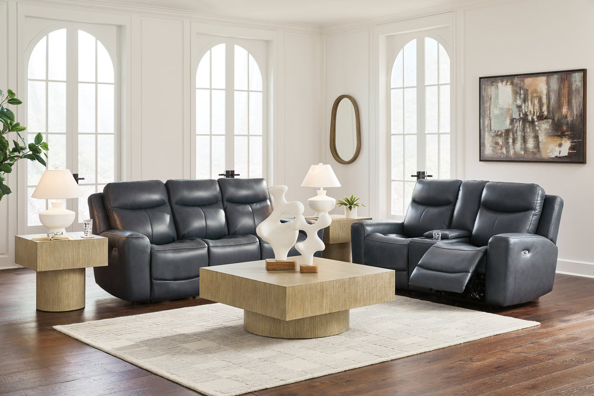Next Move Sofa and Loveseat in Admiral from Ashley - Luna Furniture
