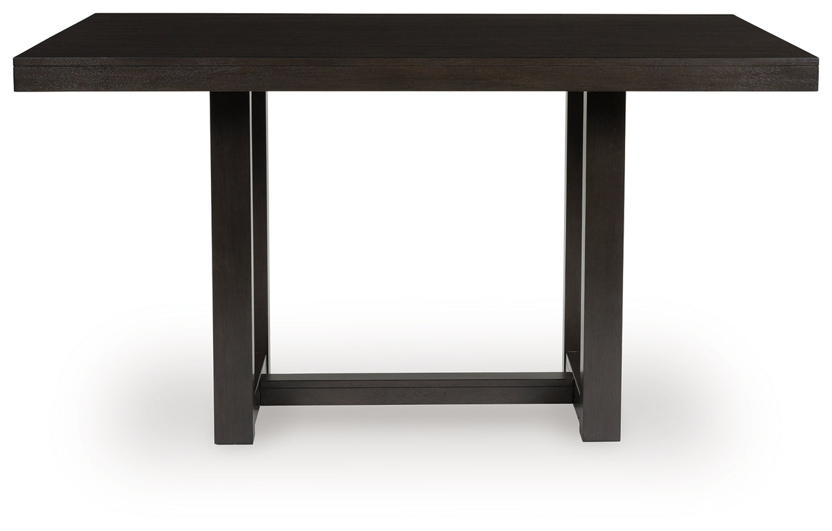 Neymorton Dark Grayish Brown Counter Height Table from Ashley - Luna Furniture