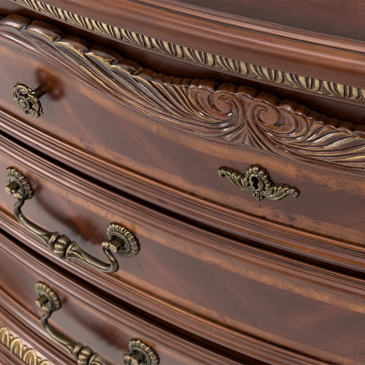 Cortina Honey Walnut Console Cabinet
