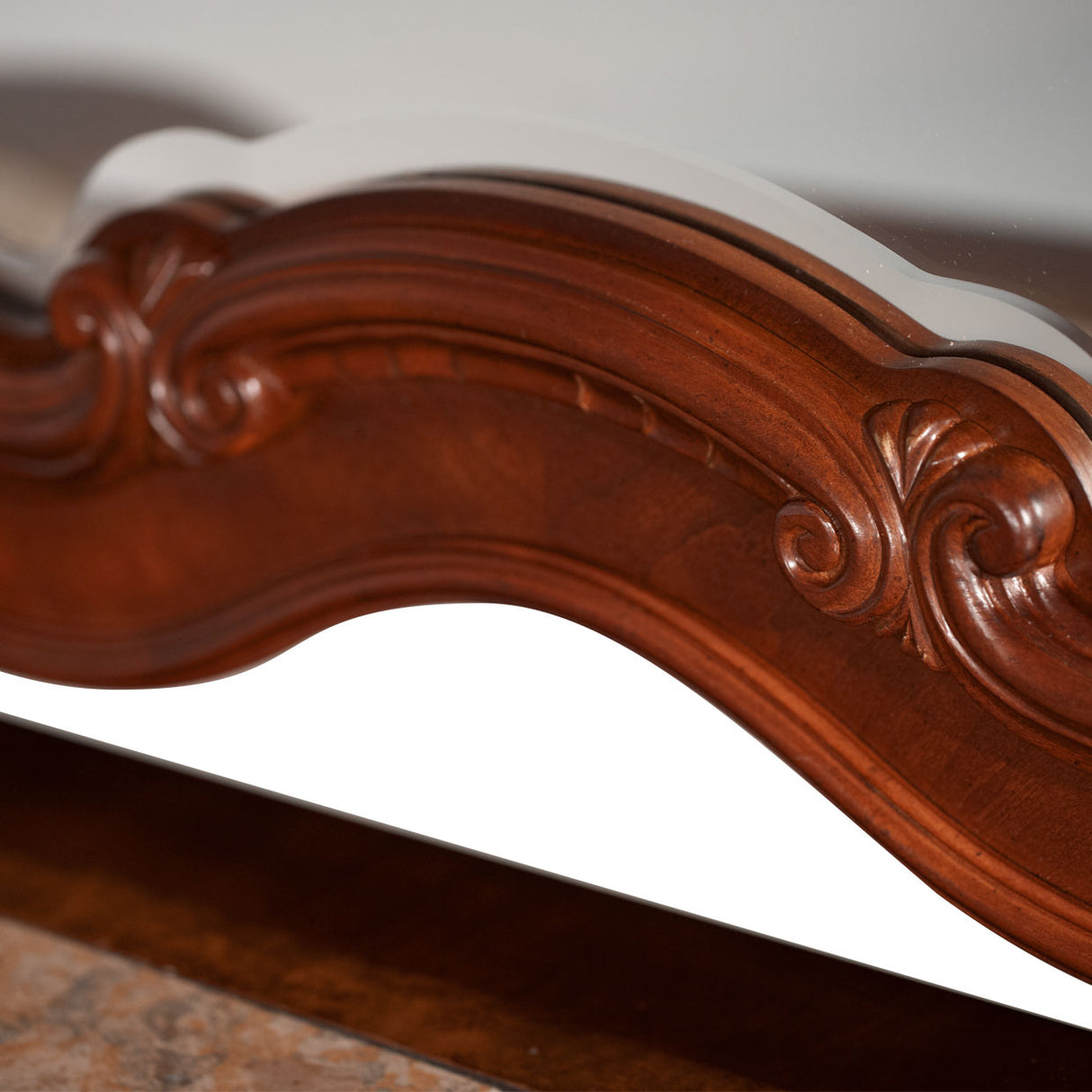 Cortina Honey Walnut Dresser With Mirror from Michael Amini - Luna Furniture