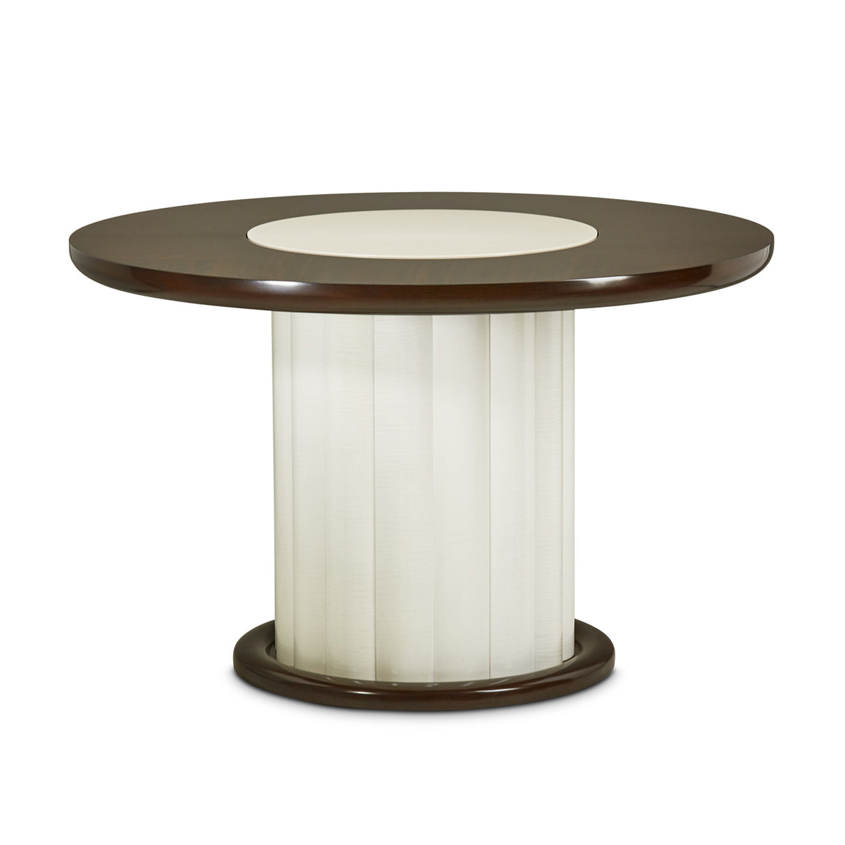 Paris Chic Espresso 48'' Round Dining Table from Michael Amini - Luna Furniture
