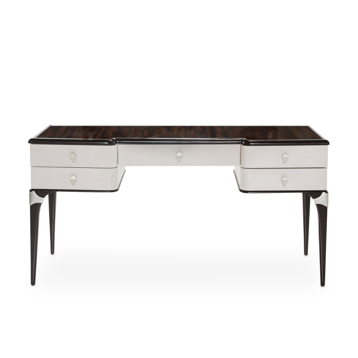 Paris Chic Espresso Vanity/desk Espresso from Michael Amini - Luna Furniture