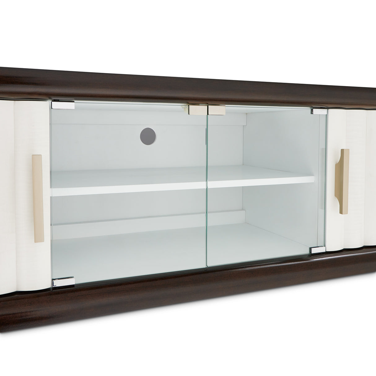 Paris Chic Espresso Media Cabinet from Michael Amini - Luna Furniture