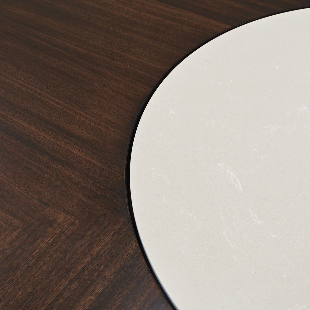 Paris Chic Espresso 60'' Round Dining Table from Michael Amini - Luna Furniture