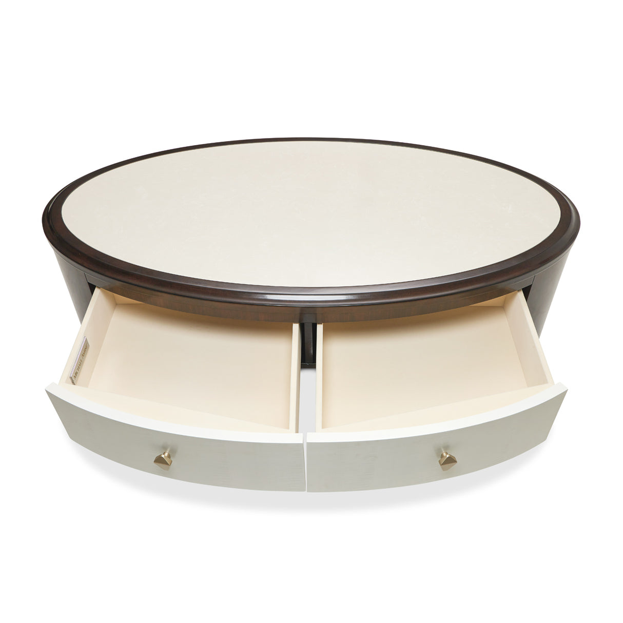 Paris Chic Espresso Oval Cocktail Table from Michael Amini - Luna Furniture