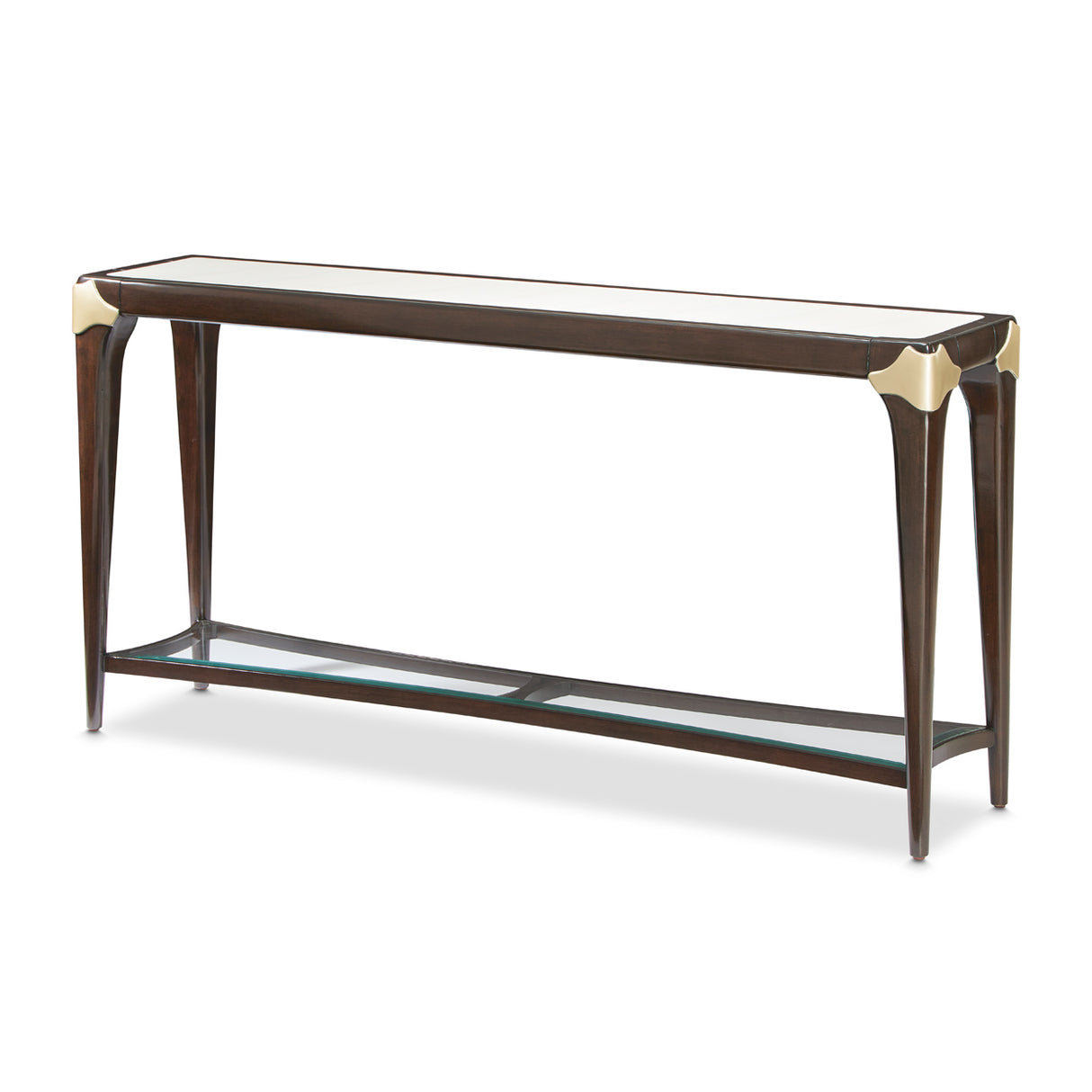 Paris Chic Espresso Console Table Espresso from Michael Amini - Luna Furniture