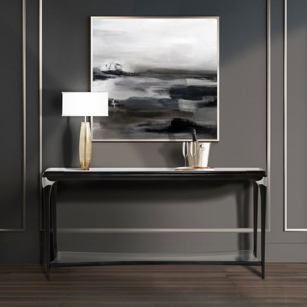 Paris Chic Espresso Console Table Espresso