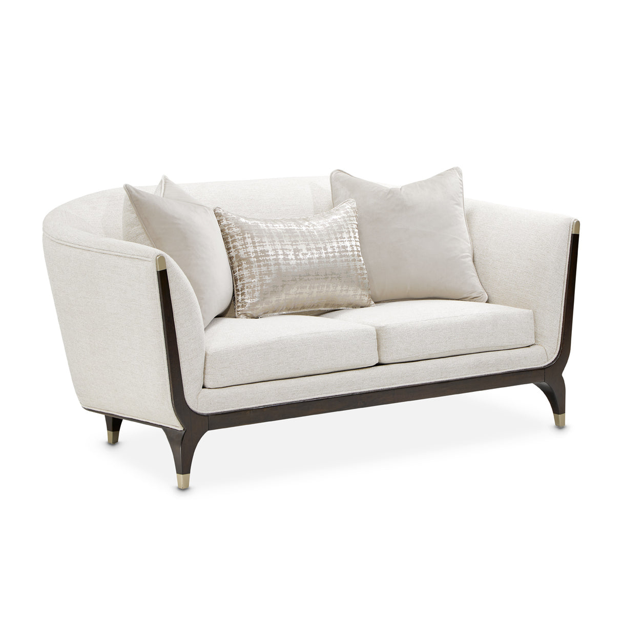 Paris Chic Espresso Parischic Loveseat Cremini Espresso from Michael Amini - Luna Furniture