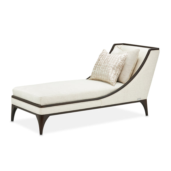 Paris Chic Espresso Parischic Armless Chaise Cremini Espresso